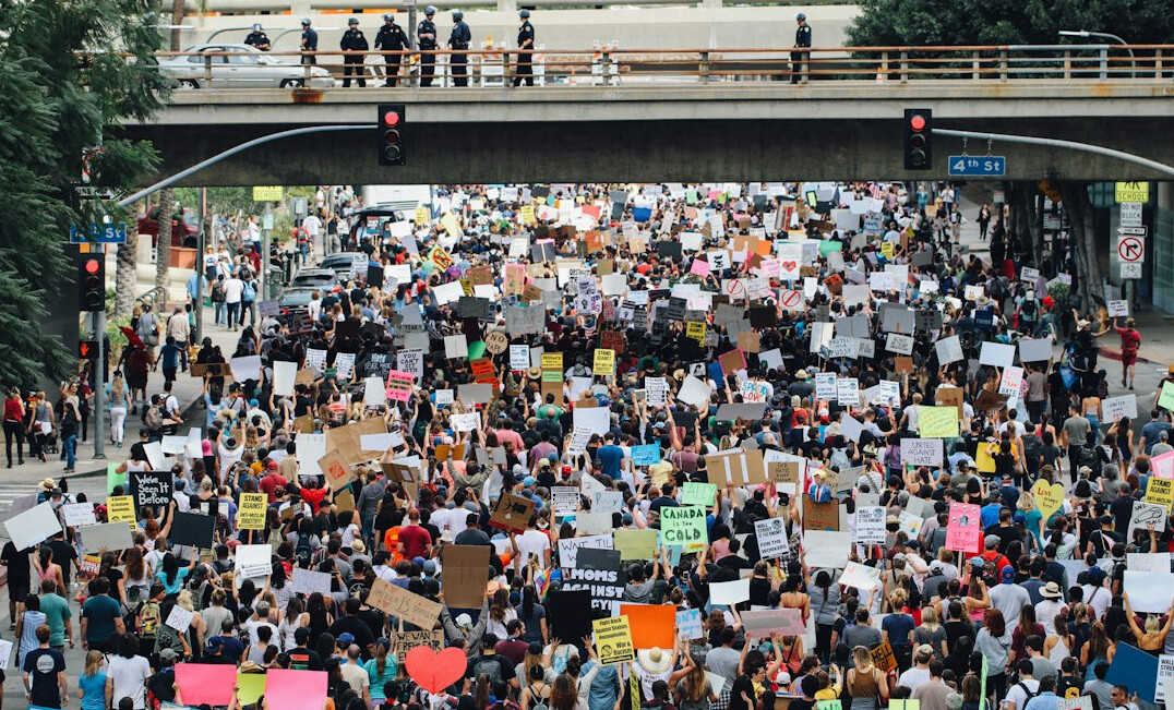 protest march